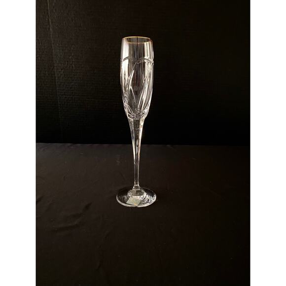 Set of 6 Mikasa Cachet Gold Crystal Stemware - Rare 1998-2000 - Picture 7 of 8